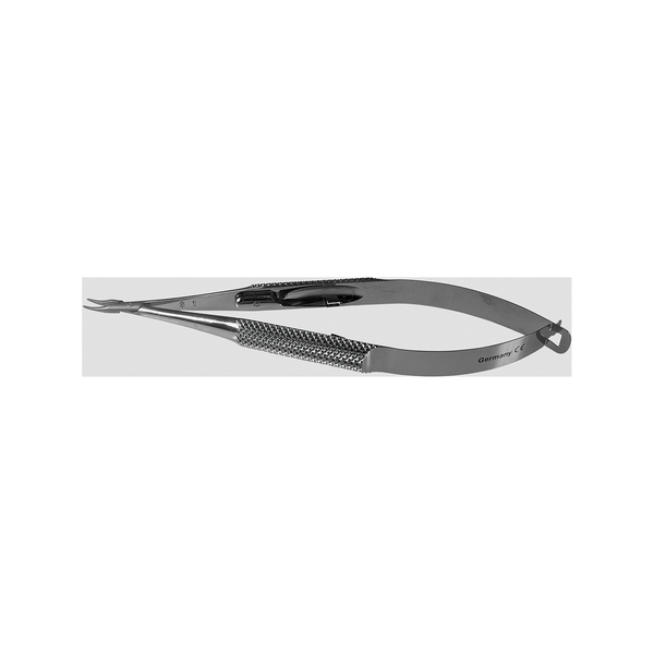 Needle Holder BARRAQUER Fine Tip Model Curved With Lock Needle