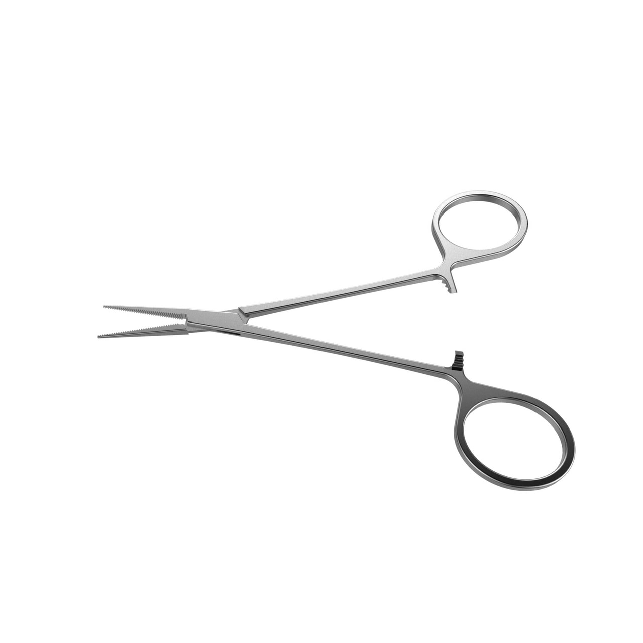 Forceps Hemostatic Serrated Tip Straight without Teeth