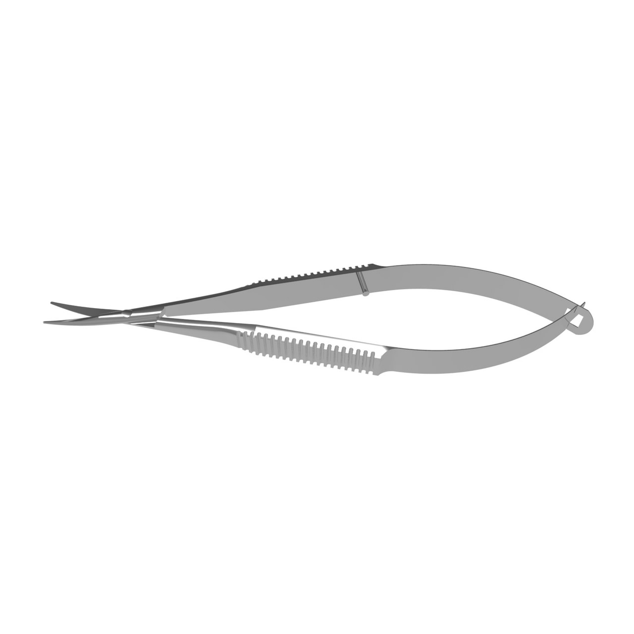 Scissors Spring Handle Type Curved Blunt