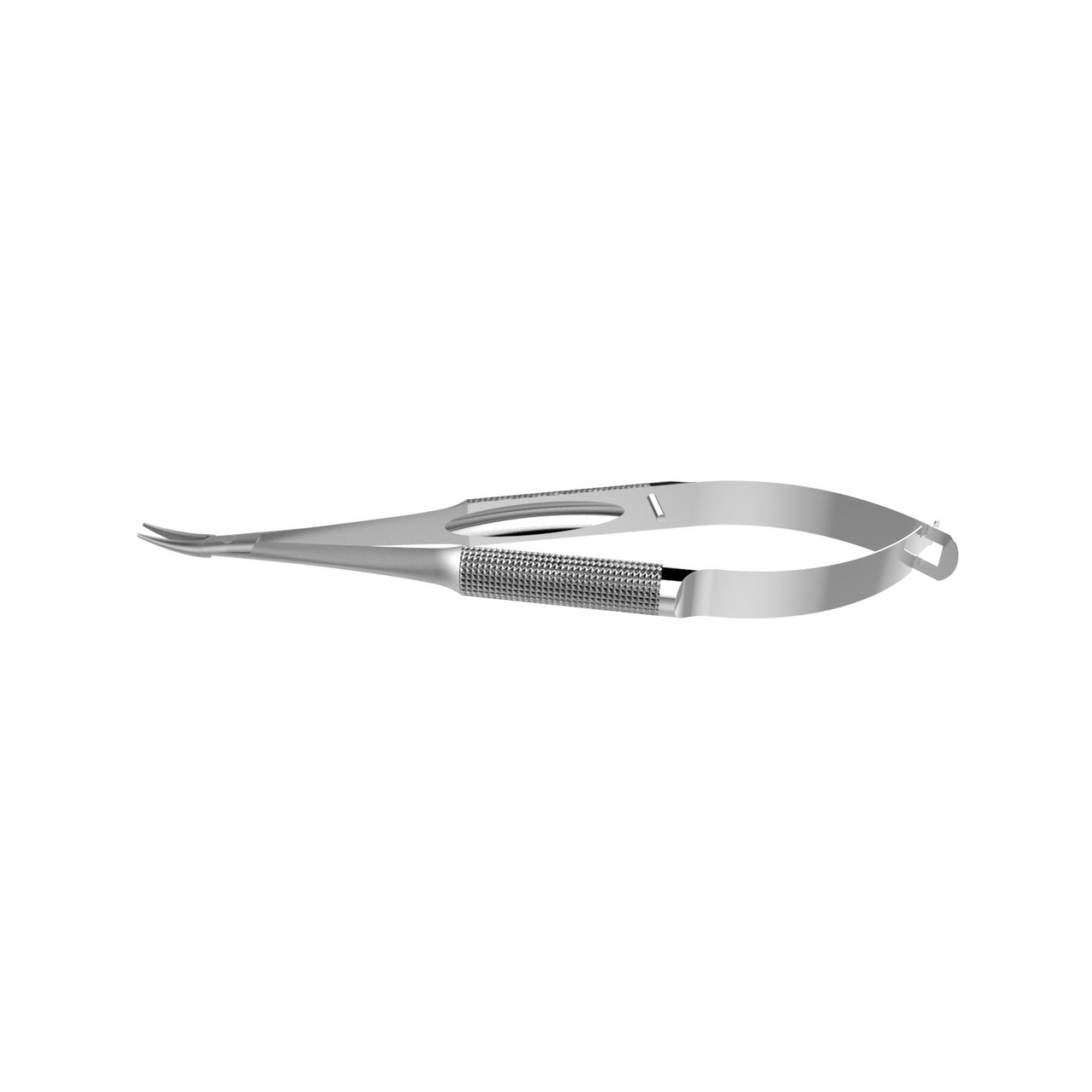 Needle Holder for Microsurgery JIKEI UNIVERSITY SCHOOL OF MEDICINE Slightly Curved Non-Glare Finish  without Lock