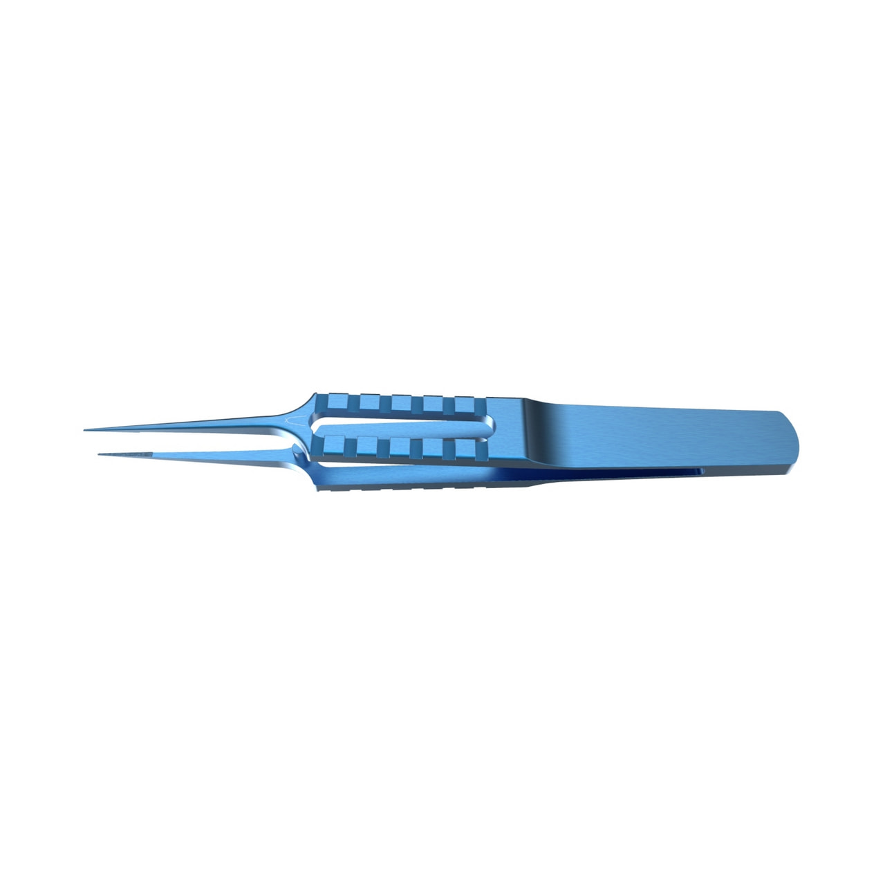 Forceps Suturing Anterior Projection Straight with Teeth and Platform 0.1mm