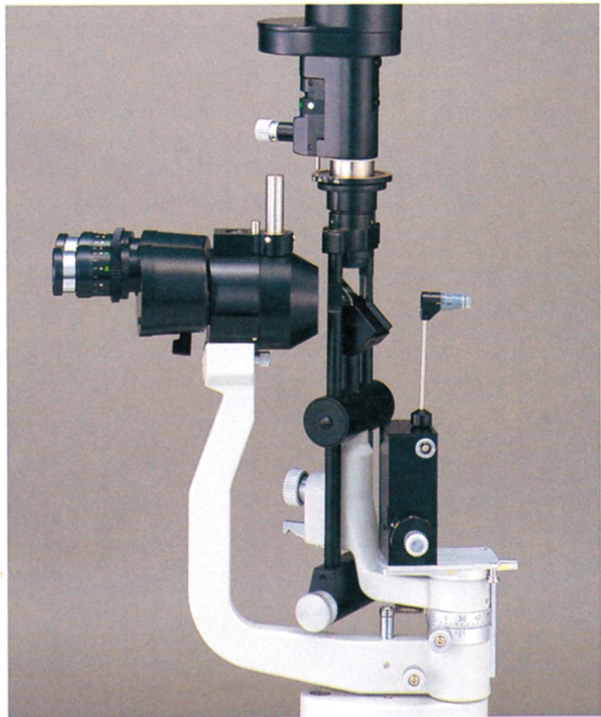 Applanation Tonometer with Tonometer plate