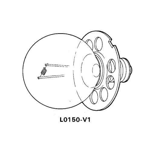 Spare Bulb (Tungsten) for Slit Lamp 6V, 4.5A