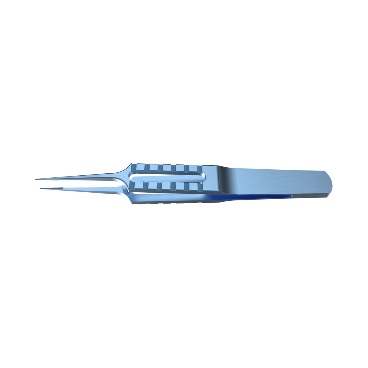 縫合鑷子 直角型有鈎 0.1mm 段付