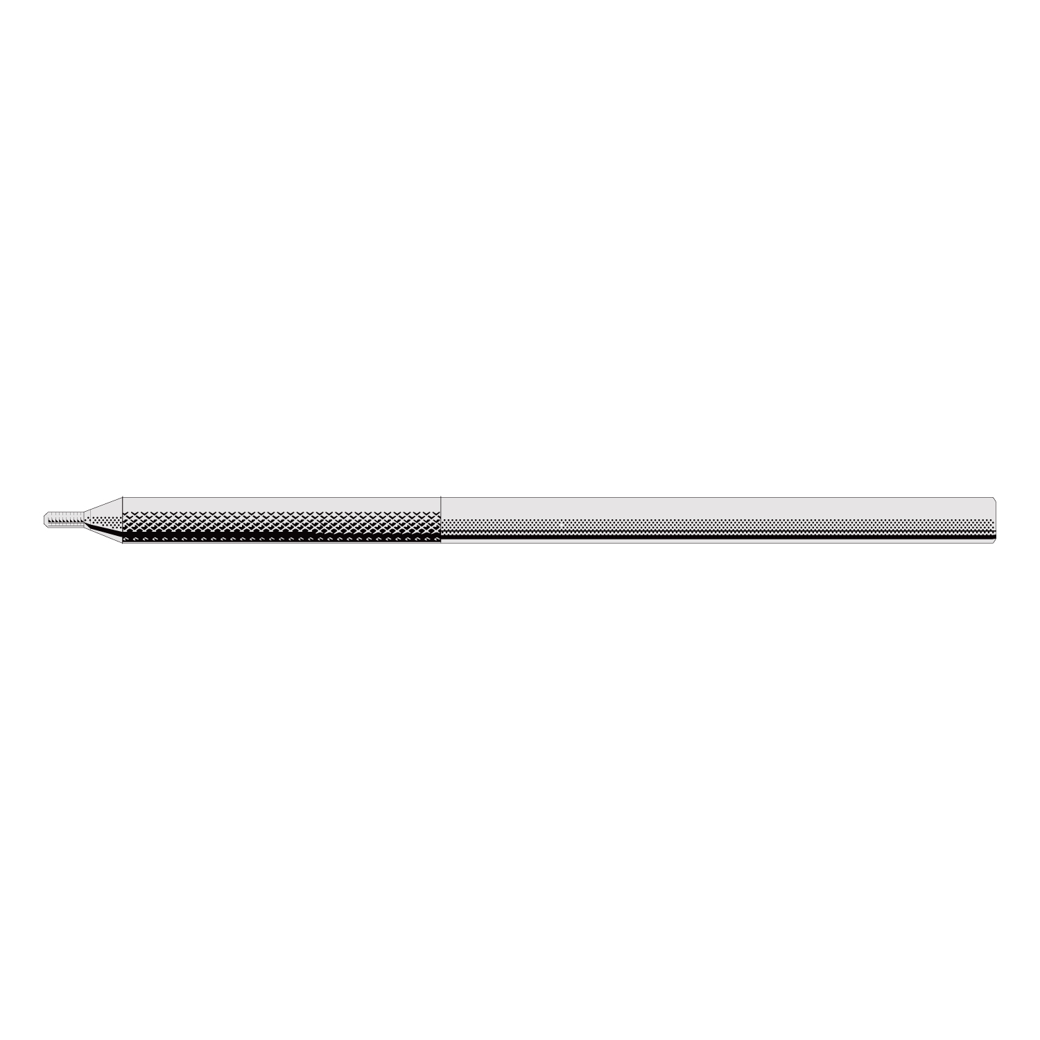 フェザー微細手術用替刃メスハンドル 130mm